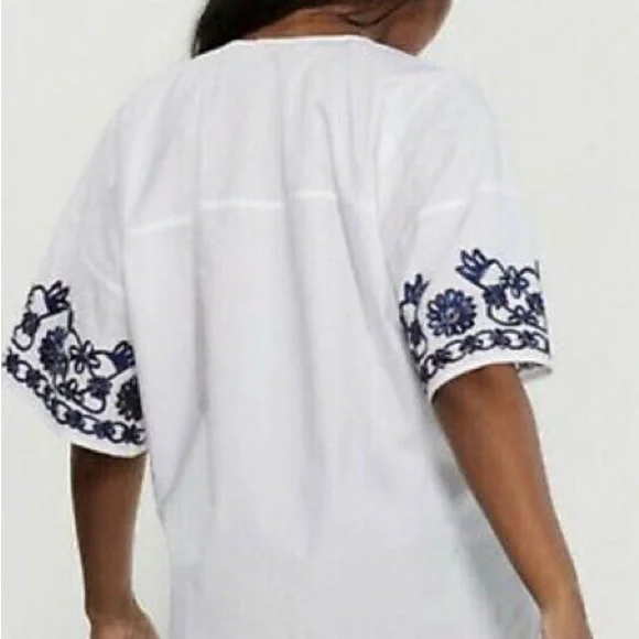 EUC Tory Burch Amy Top - Size Medium - Picture 2 of 10